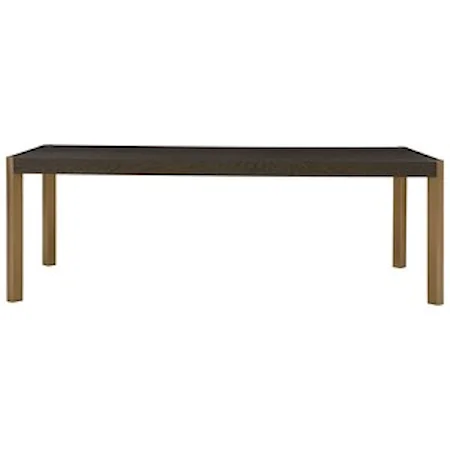 Contemporary 90" Dining Leg Table